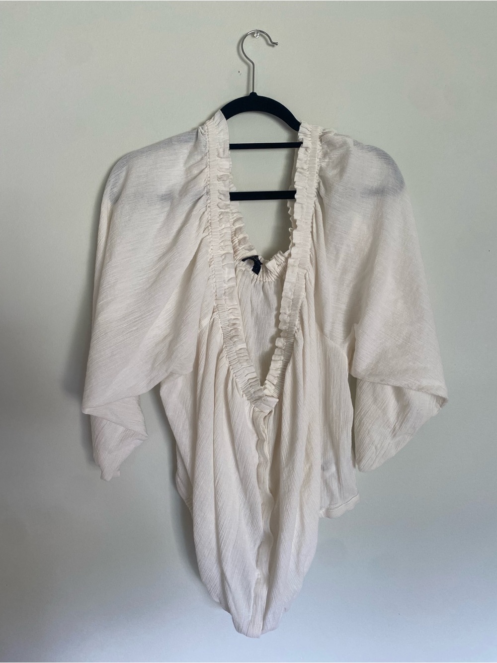 rag & bone 100% cotton blouse peasant bubble